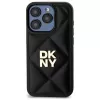 DKNY DKHCP15LPQDSLK Quilted Stack Logo Back Cover Apple iPhone 15 Pro 6.1 Melns