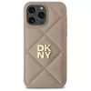 DKNY DKHCP14XPQDSLE Quilted Stack Logo Maciņš iPhone 14 Pro Max 6,7 inch - Bēšs