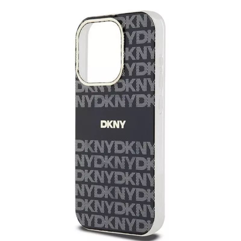 DKNY DKHMP14XHRHSEK Hardcase IML Mono & Stripe MagSafe iPhone 14 Pro Max 6.7 Melns