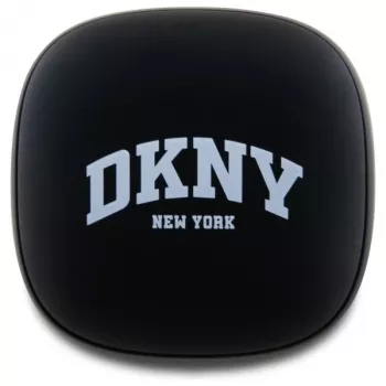 DKNY DKTWS3DNYAK Bluetooth TWS In-Ear Headphones with Charging Case, Rubber Matte Finish, Black