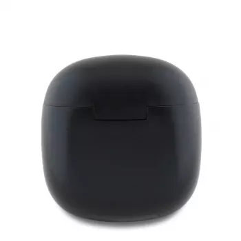 Guess GUTWSJ14ESGKTWS True Wireless Bluetooth 5.3 In-Ear austiņas ar uzlādes futrāli, melna, Classic Logo Print