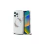 Guess GUHMP16LHFWFCT Hardcase iPhone 16 Pro 6,3 inch Caurspīdīgs IML Flowers Wreath MagSafe