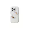 Guess GUHMP16LHFWFCT Hardcase iPhone 16 Pro 6,3 inch Caurspīdīgs IML Flowers Wreath MagSafe