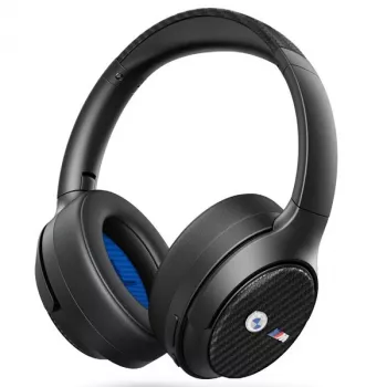 BMW Over-Ear Bluetooth Headphones ANC Black with Metal Logos