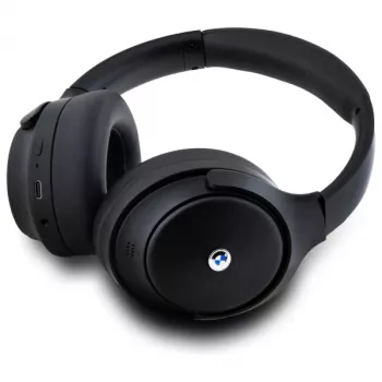 BMW Over-Ear Bluetooth austiņas ar aktīvo trokšņu slāpēšanu, melnas, metāla logotipi
