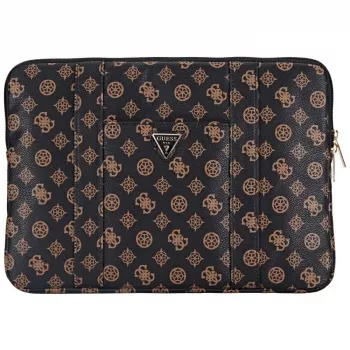 Guess Sleeve 14 Peony PocketTriangle Laptop Sleeve Black
