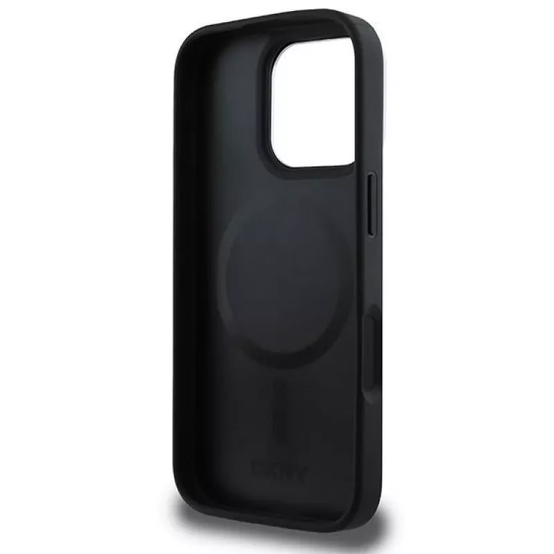 DKNY DKHMP16XPCPVSLK Cietais maciņš ar rūtainu rakstu MagSafe iPhone 16 Pro Max 6.9 Melns