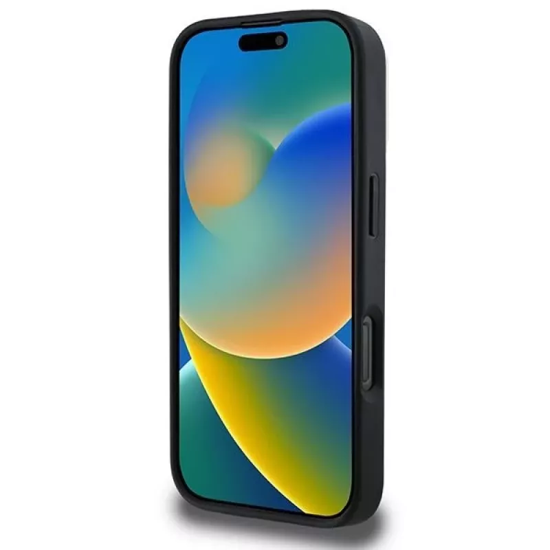 DKNY DKHMP16XPCPVSLK Cietais maciņš ar rūtainu rakstu MagSafe iPhone 16 Pro Max 6.9 Melns