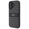 DKNY DKHCP16SPRTHSLK Hardcase Texture Pattern Tonal Stripe Apple iPhone 16 6.1 - Melns