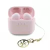 Guess Glossy Effect Printed Classic Logo & Charm TWS Earbuds Pink