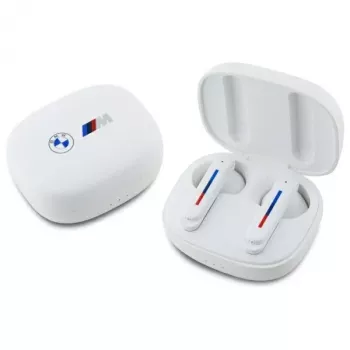 BMW BMBEMIATP20LOH True Wireless Stereo (TWS) Bluetooth 5.1 In-Ear Earbuds ar uzlādes dokstaciju - Balts
