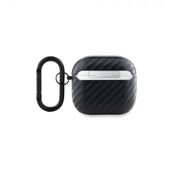 BMW BMA4CMPUCA AirPods 4 Vāks Melns PU Carbon M Collection
