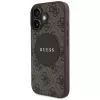 Guess 4G Circle Classic Logo MagSafe Case iPhone 16, Brūns