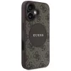 Guess 4G Circle Classic Logo MagSafe Case iPhone 16, Brūns