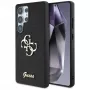Guess Fixed Glitter Big 4G Metal Logo Case Samsung Galaxy S25 Ultra (Melns)