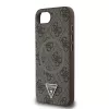 Guess 4G Ring Triangle Logo MagSafe Case for iPhone 16e (Brown)