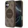 Guess 4G Circle Classic Logo MagSafe aizmugurējais vāciņš Apple iPhone 17 - Brūns