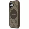 Guess 4G Circle Classic Logo MagSafe aizmugurējais vāciņš Apple iPhone 17 - Brūns