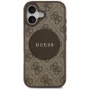 Guess 4G Circle Classic Logo MagSafe aizmugurējais vāciņš Apple iPhone 17 - Brūns