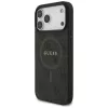 Guess 4G Ring Classic Logo MagSafe Case iPhone 17 Pro Max (Melns)