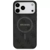 Guess 4G Ring Classic Logo MagSafe Case iPhone 17 Pro Max (Melns)