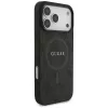 Guess 4G Ring Classic Logo MagSafe Case iPhone 17 Pro Max (Melns)