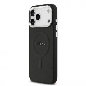 Guess Classic Logo MagSafe Case for iPhone 17 Pro Max Black
