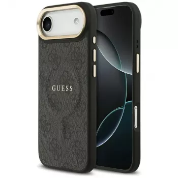 Guess 4G PU Classic Logo MagSafe vāciņš iPhone Air melns