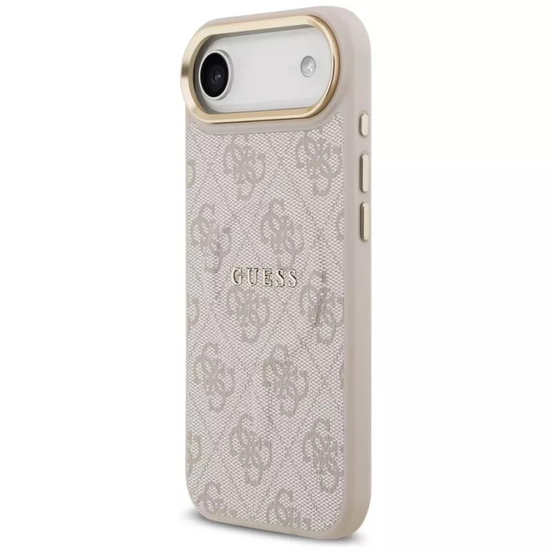 Guess 4G PU Classic Logo MagSafe maciņš iPhone Air rozā