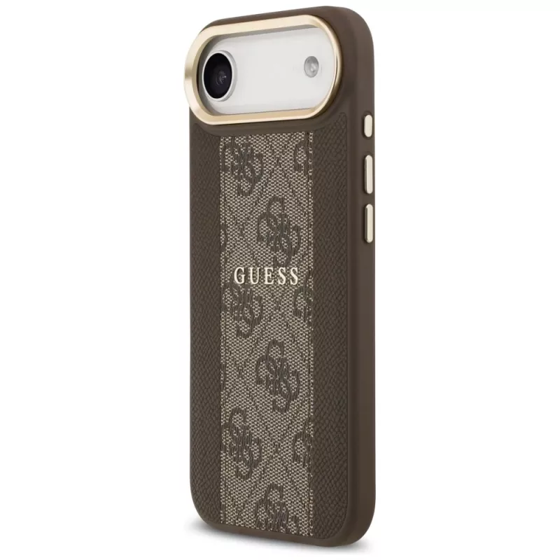 Guess 4G Stripe MagSafe Case for iPhone Air Brown