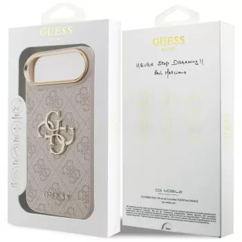 Guess 4G Big 4G Classic Logo - Etui iPhone Air (Rozā / Zelts)