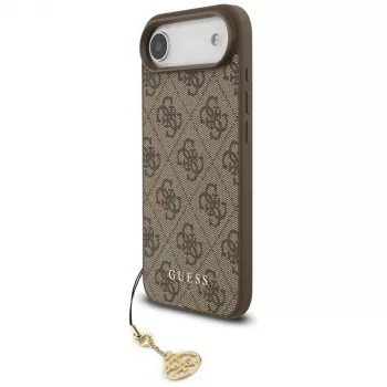 Guess 4G Charms Collection MagSafe Case iPhone 13 Pro Max (Brūns)