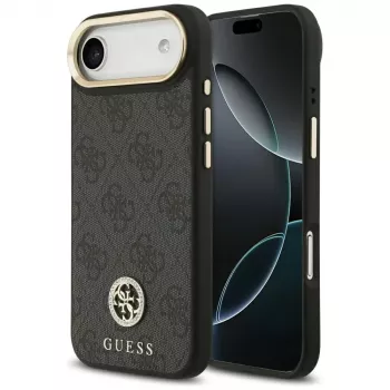 Guess 4G Strass Logo MagSafe vāciņš iPhone Air, melns