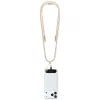 Guess Crossbody Strap 4G Charm - Universāla telefona siksna / USB-C uz USB-C kabelis 1,5m (Bēšs)