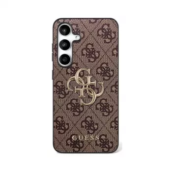 Guess Big 4G Classic Logo Phone Case for Samsung Galaxy S25 FE, Brown