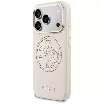 Guess Perforated 4G MagSafe Case for iPhone 15 Pro Max - Pink