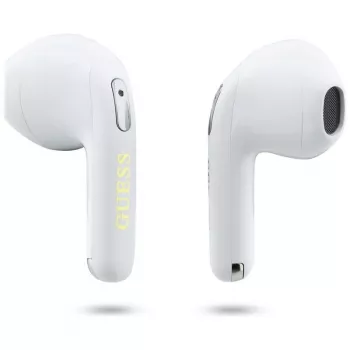 Guess Gold Line Triangle True Wireless Stereo Bluetooth Earbuds ar uzlādes futrāli (Rozā)