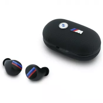 BMW M Metal Logo TWS Bluetooth 5.1 Earbuds ar ENC - Melns