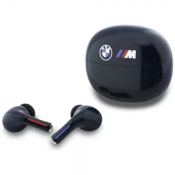 BMW Bluetooth TWS Earbuds Navy ar drukātu logotipu