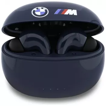 BMW Bluetooth TWS Earbuds Navy ar drukātu logotipu