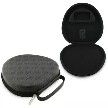 Guess Carry Box Black aizsargmaciņš TWS austiņām