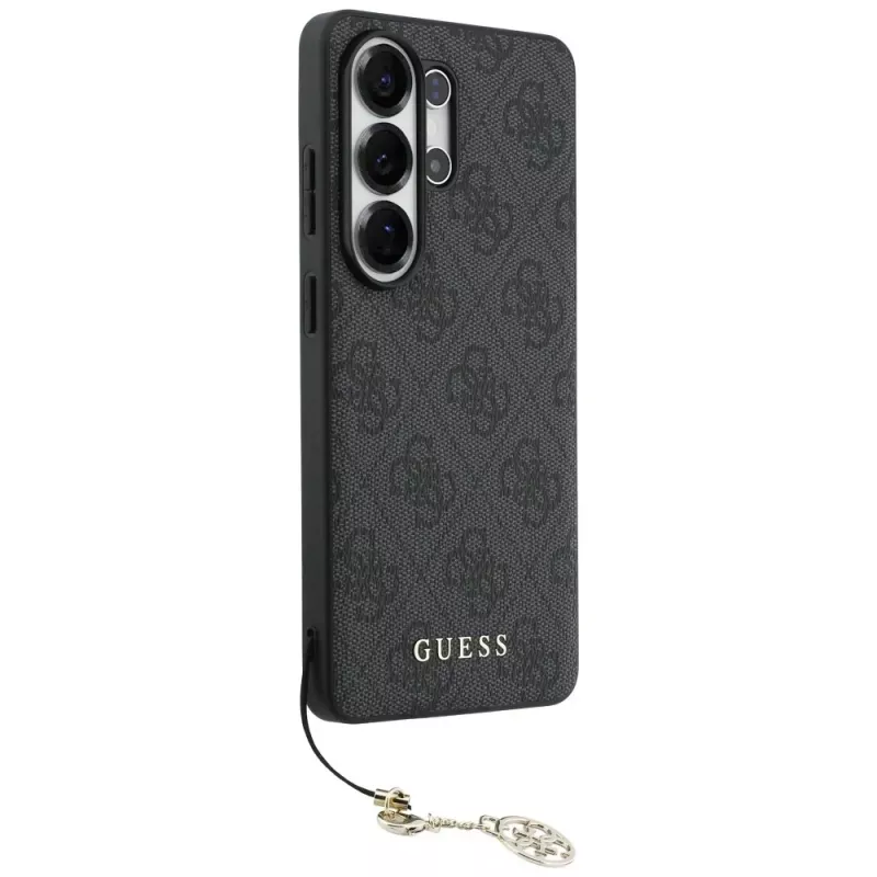 Guess 4G Classic Logo Charm MagSafe Case Samsung Galaxy S26 Ultra (Melns)