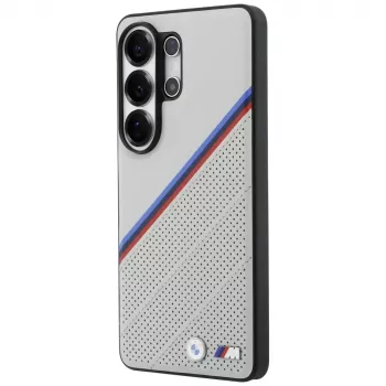 BMW Tricolor Metal Logo MagSafe Macīgs Samsung Galaxy S26 Ultra Pelēks