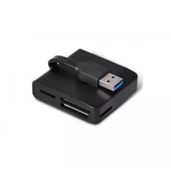EXERTIS CONNECT USB 3.0 karšu lasītājs Kompakts karšu lasītājs atmiņas kartēm un SIM kartēm (730985)
