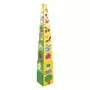 Janod Stacking Pyramid Tower 10 Cubes 4 Seasons 12m+