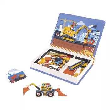 Janod Magnetibook Būvlaukums magnētiska attīstošā spēle