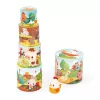 Janod Stacking Pyramid Toy Farm Hen
