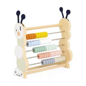 Janod Sweet Cocoon Kāpura Abakss Skaitīšanas Rotaļlieta