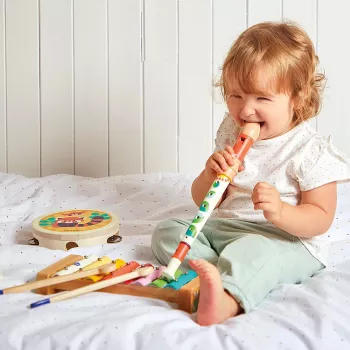 Janod Gioia Mūzikas rotaļlietu komplekts - 5 instrumenti, koka, pasteļtoņi, 18m+