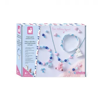 Janod DIY Rotaslietu Veidošanas Komplekts Mazie Dzīvnieki 6+